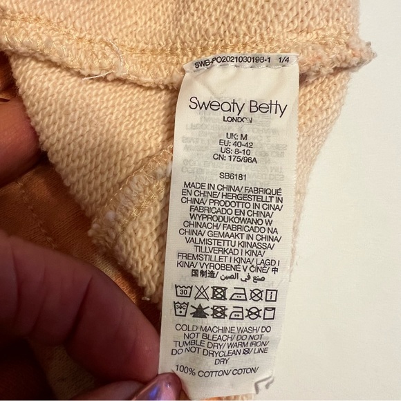 Sweaty Betty Essential Pocket Jogger Nectarine Orange Tie-Dye Sz M - Picture 11 of 14